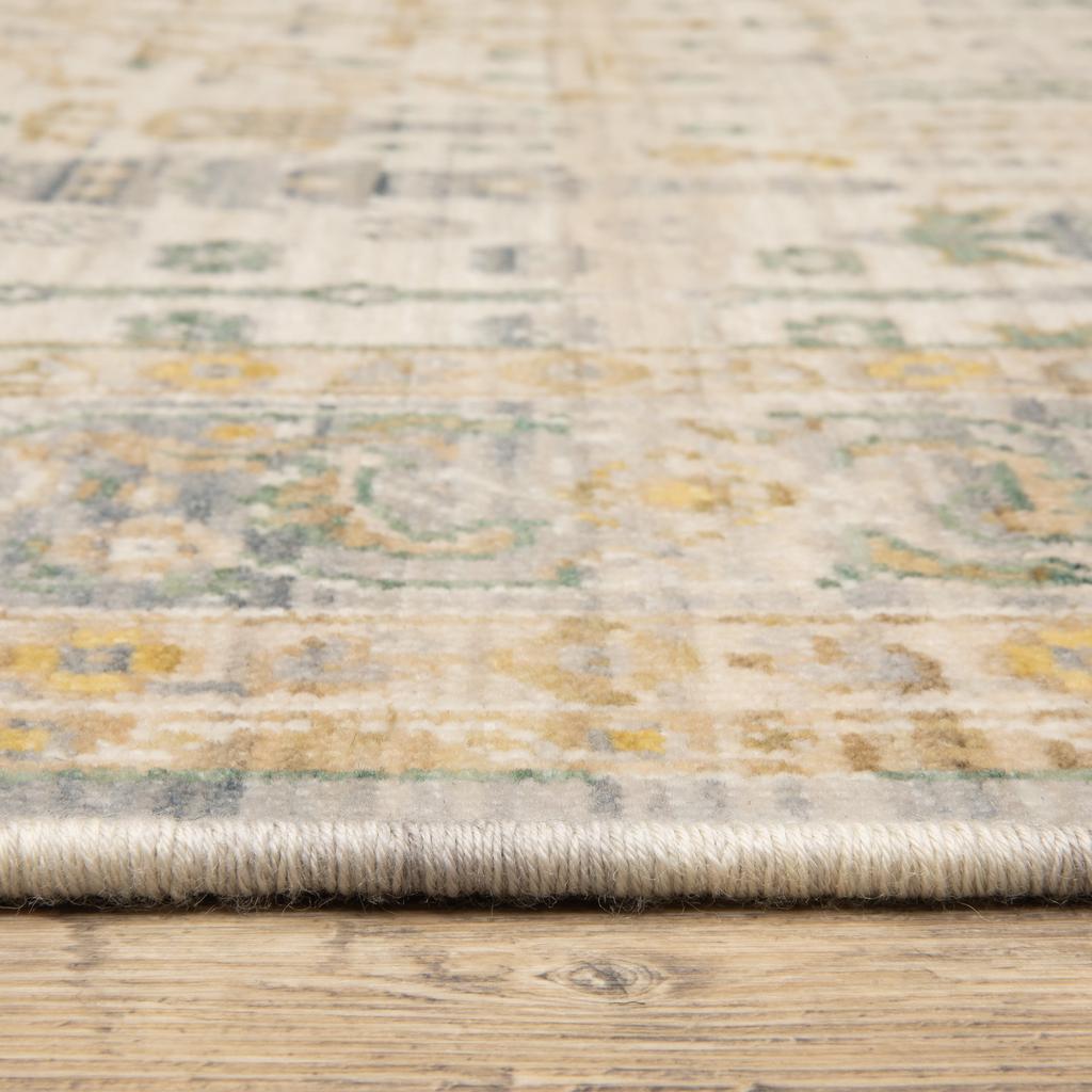 Oriental Weavers Acacia ACA14 Beige Rectangle Indoor Runner Oriental Pattern-