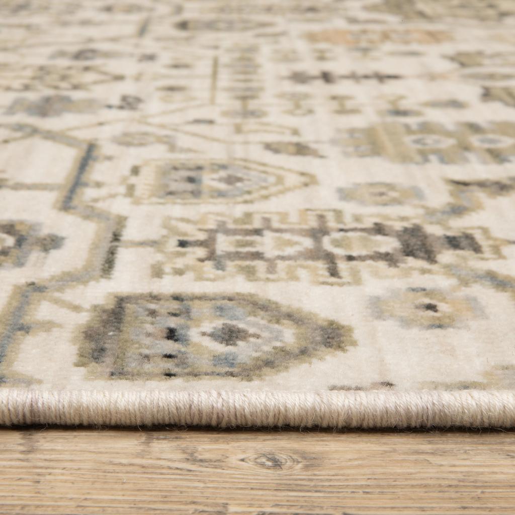 Oriental Weavers Acacia ACA16 Ivory Rectangle Indoor Area Rug Oriental Pattern-