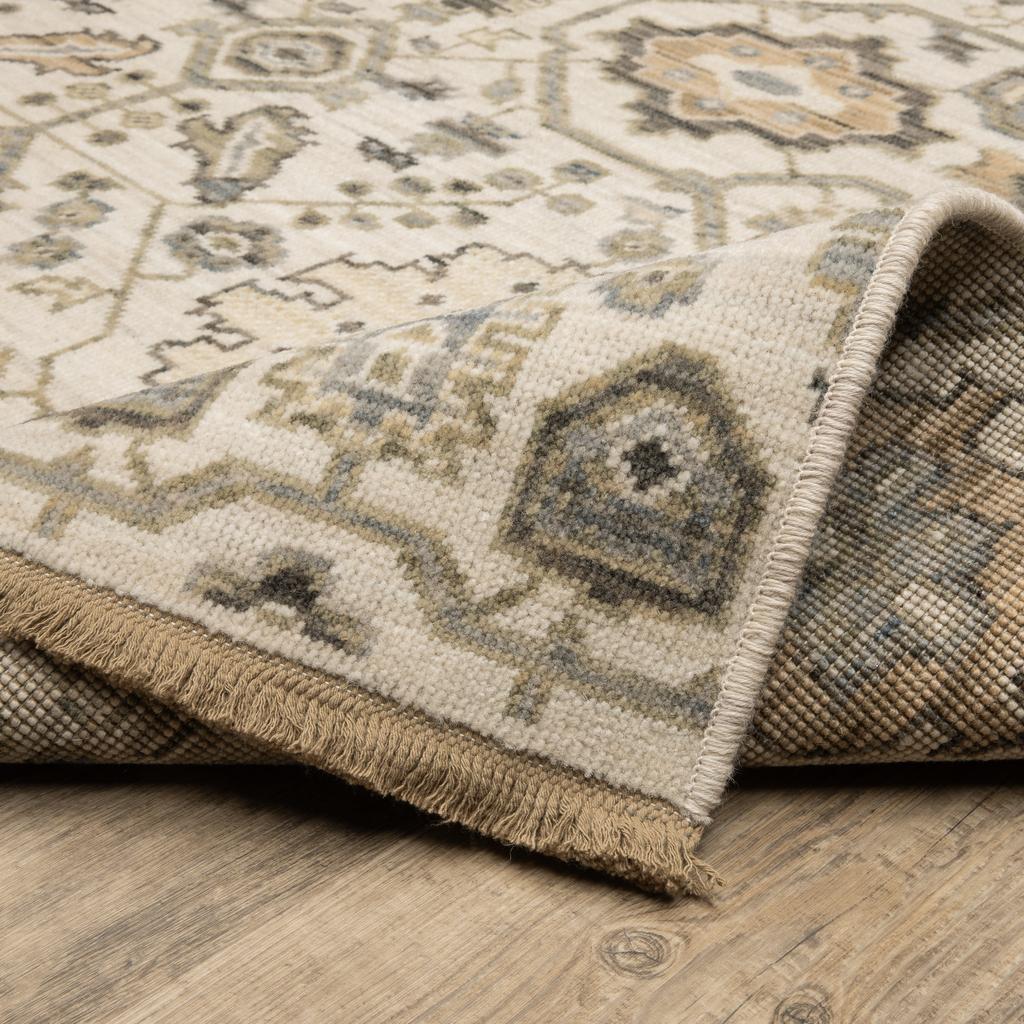 Oriental Weavers Acacia ACA16 Ivory Rectangle Indoor Runner Oriental Pattern-