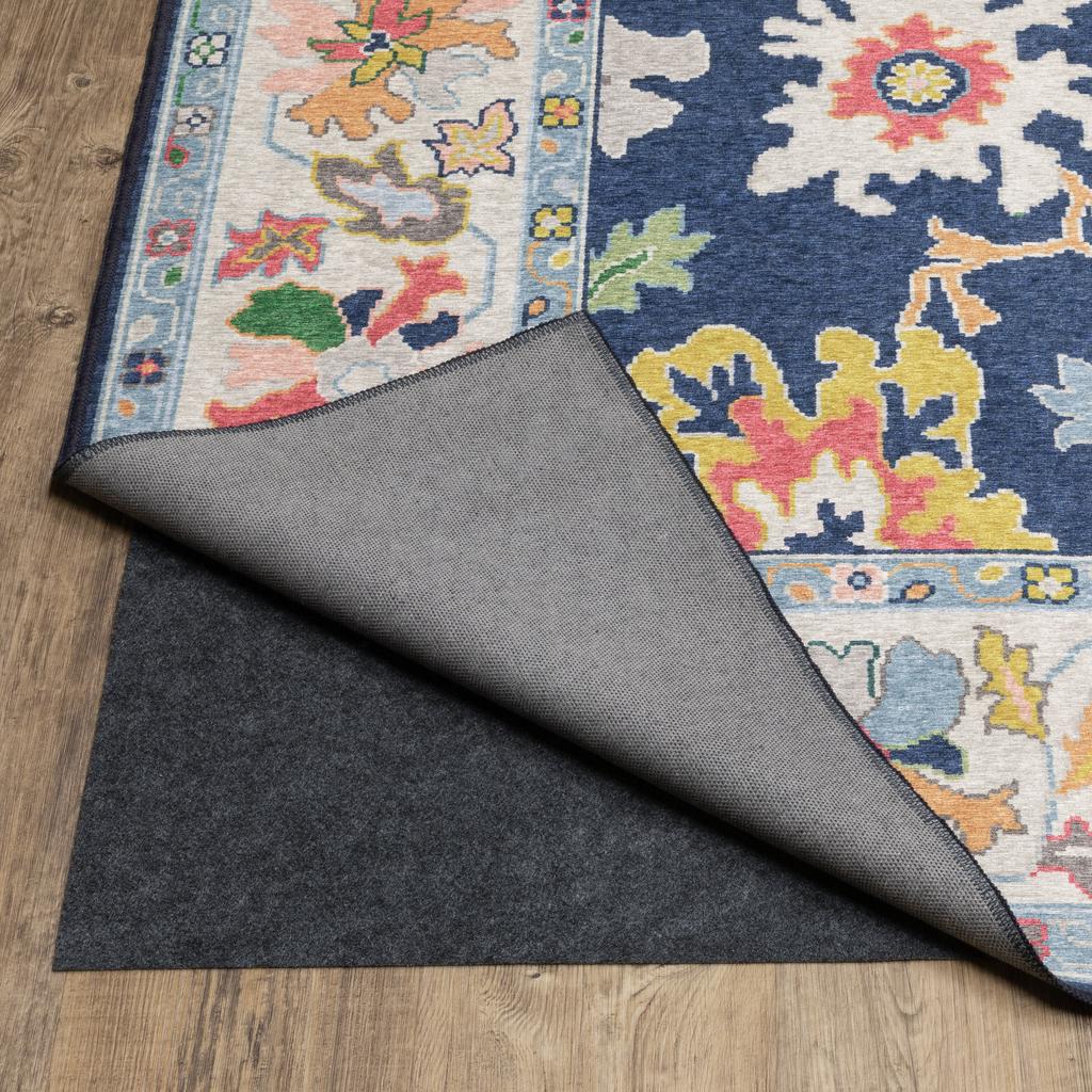 Oriental Weavers Addison ADD03 Blue Rectangle Indoor Area Rug Oriental Pattern-