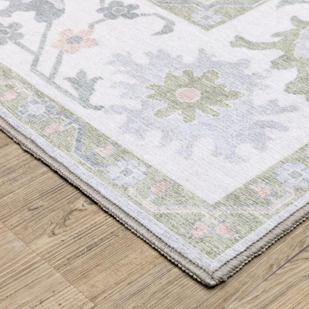 Oriental Weavers Addison ADD06 Blue Rectangle Indoor Runner Oriental Pattern-