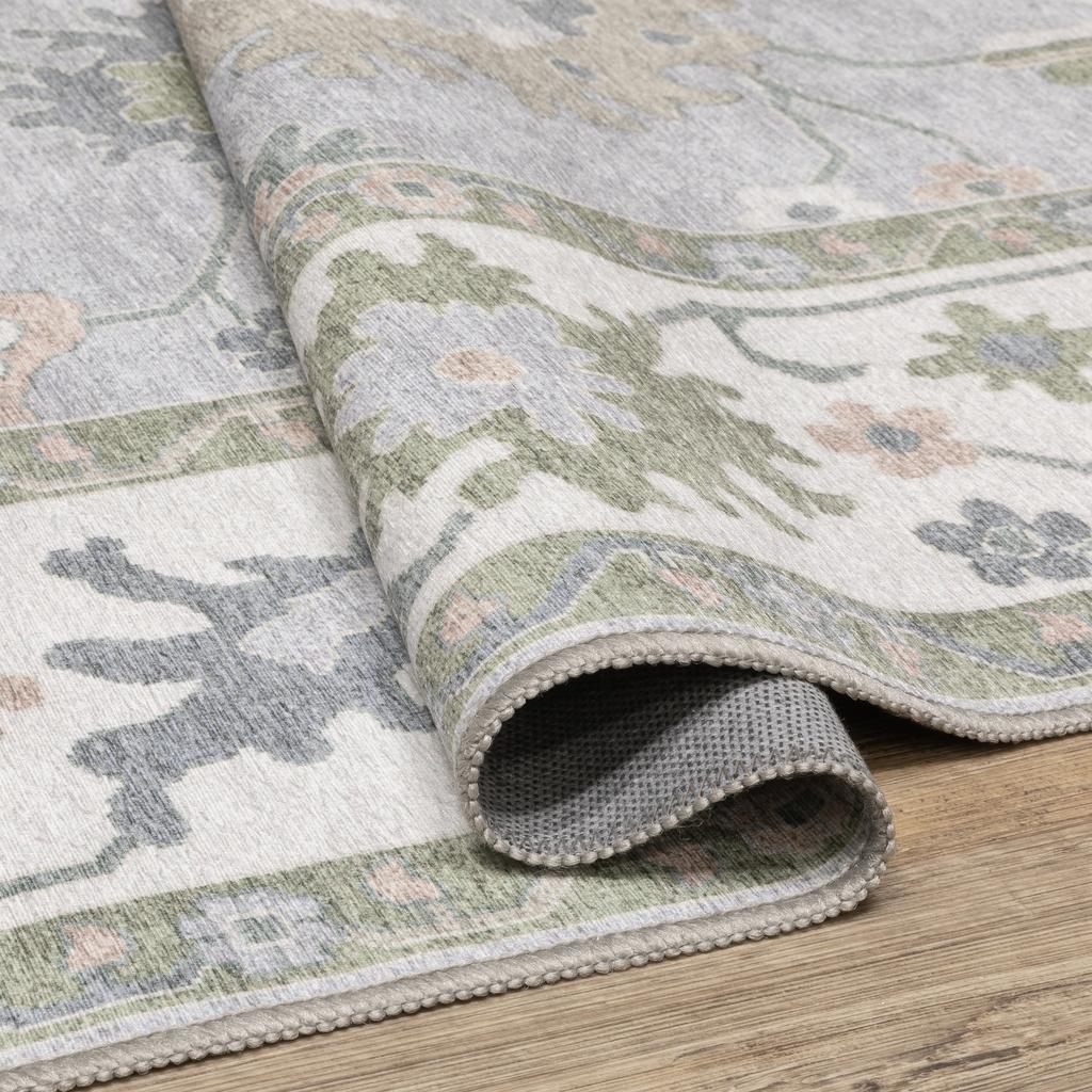 Oriental Weavers Addison ADD06 Blue Rectangle Indoor Runner Oriental Pattern-