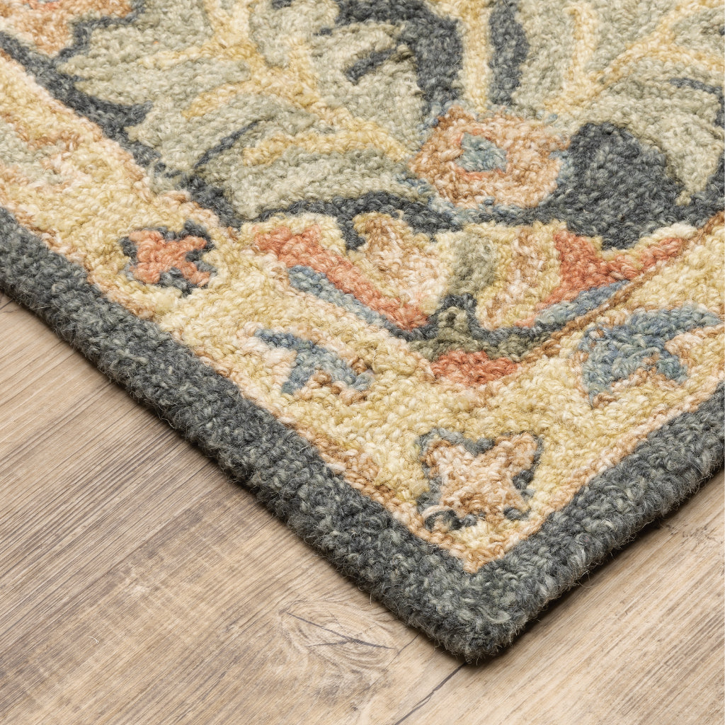 Oriental Weavers Alfresco 28401 Multicolor Indoor Runner - Vintage Bohemian Hand Tufted Rug-