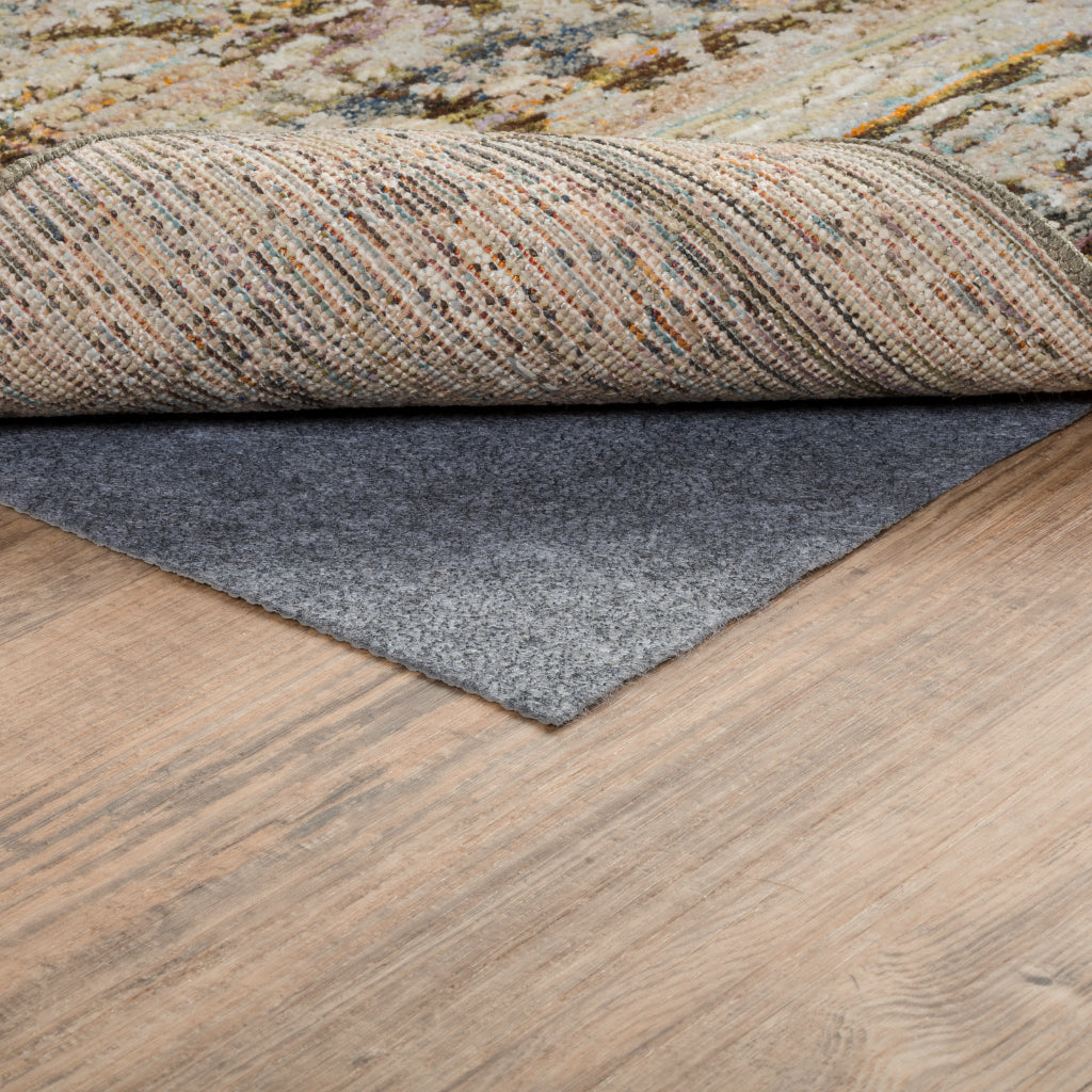 Oriental Weavers All Purpose Reversible Rug Pad for Indoor Rectangle/Round Area Rug & Runner - Versatile Stain Resistant Rug Pad Made of Synthetic Fibers with Natural Rubber Backing-