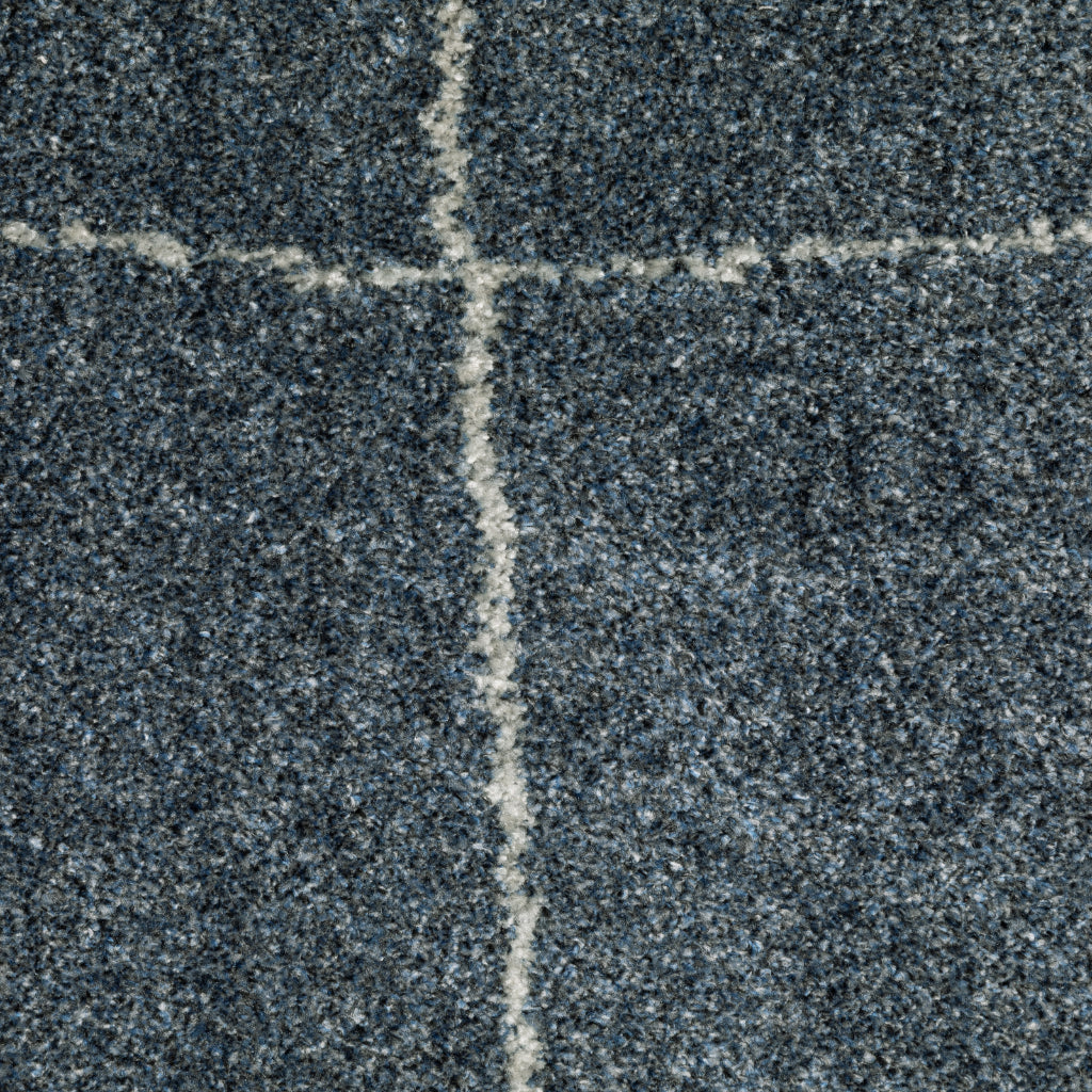 Oriental Weavers Alton 040B9 Blue Rectangle Indoor Runner - Luxurious Contemporary Rug with Stripe Design-