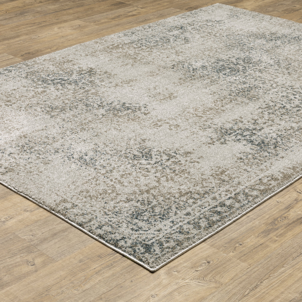 Oriental Weavers Alton 070E9 Gray Rectangle Indoor Area Rug - Luxurious Machine Made Rug with Distressed Oriental Design-