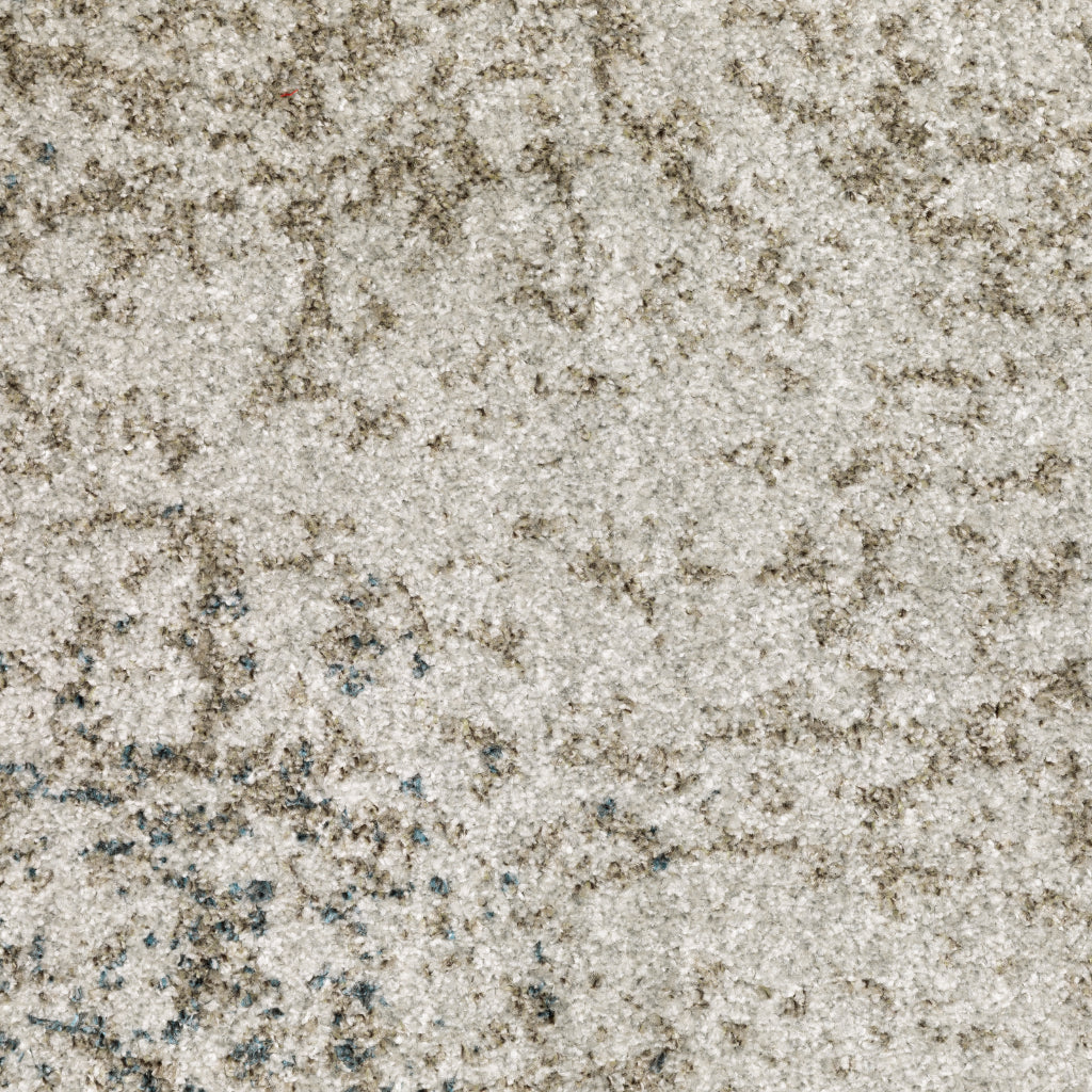 Oriental Weavers Alton 070E9 Gray Rectangle Indoor Area Rug - Luxurious Machine Made Rug with Distressed Oriental Design-