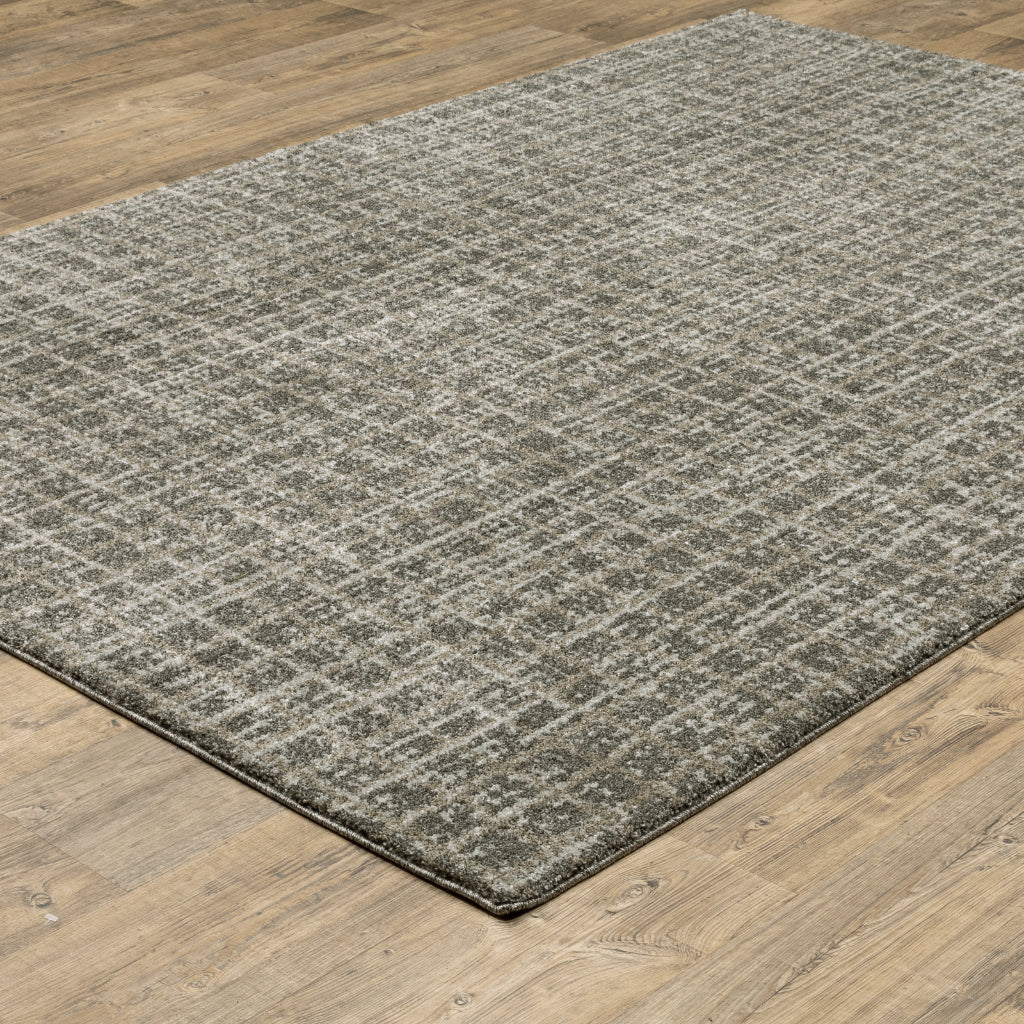 Oriental Weavers Alton 090N9 Gray Rectangle Indoor Area Rug - Luxurious Contemporary Rug with Distressed Geometric Design-