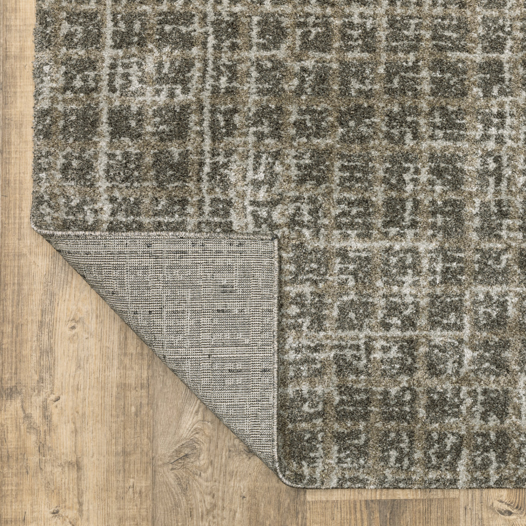 Oriental Weavers Alton 090N9 Gray Rectangle Indoor Area Rug - Luxurious Contemporary Rug with Distressed Geometric Design-