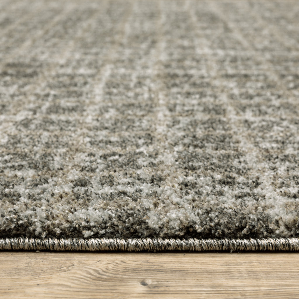 Oriental Weavers Alton 090N9 Gray Rectangle Indoor Area Rug - Luxurious Contemporary Rug with Distressed Geometric Design-