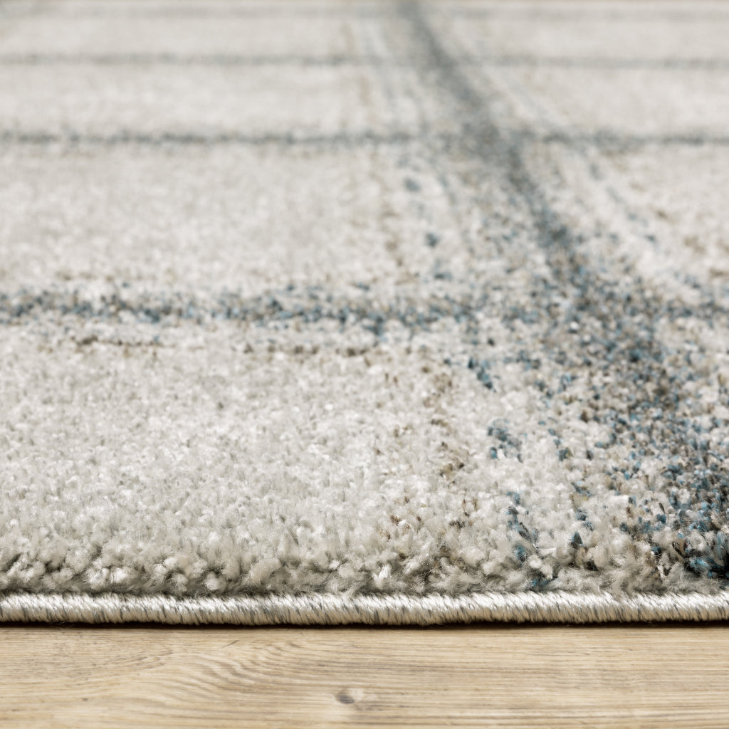 Oriental Weavers Alton 092E9 Gray Rectangle Indoor Area Rug - Luxurious Machine Made Rug with Geometric Design-