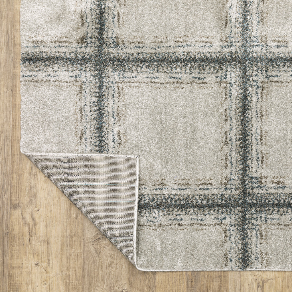 Oriental Weavers Alton 092E9 Gray Rectangle Indoor Runner - Luxurious Machine Made Rug with Geometric Design-