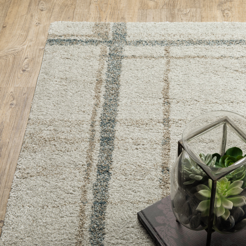 Oriental Weavers Alton 501Z9 Gray Rectangle Indoor Runner - Luxurious Soft Modern Rug with Distressed Block Design-
