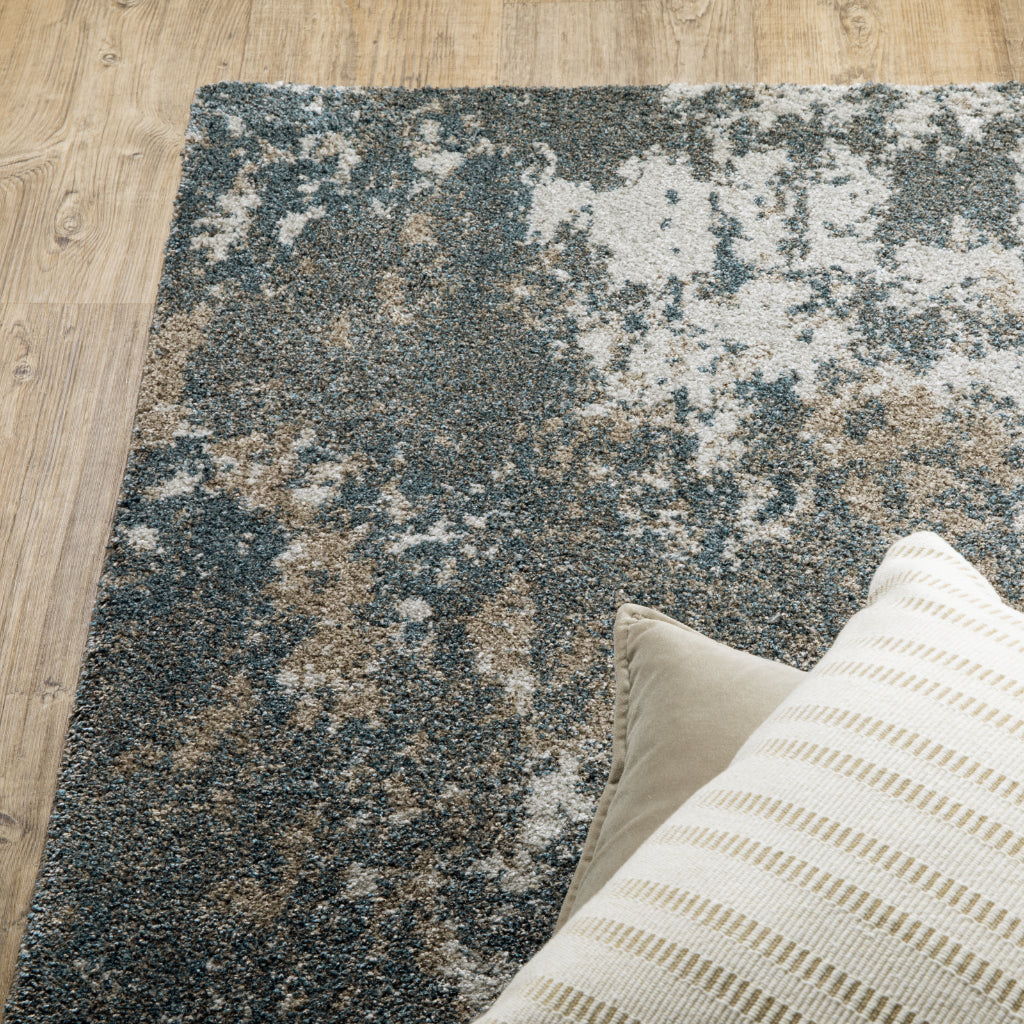Oriental Weavers Alton 531L9 Multicolor Rectangle Indoor Runner - Modern Contemporary Rug with Distressed Abstract Design-