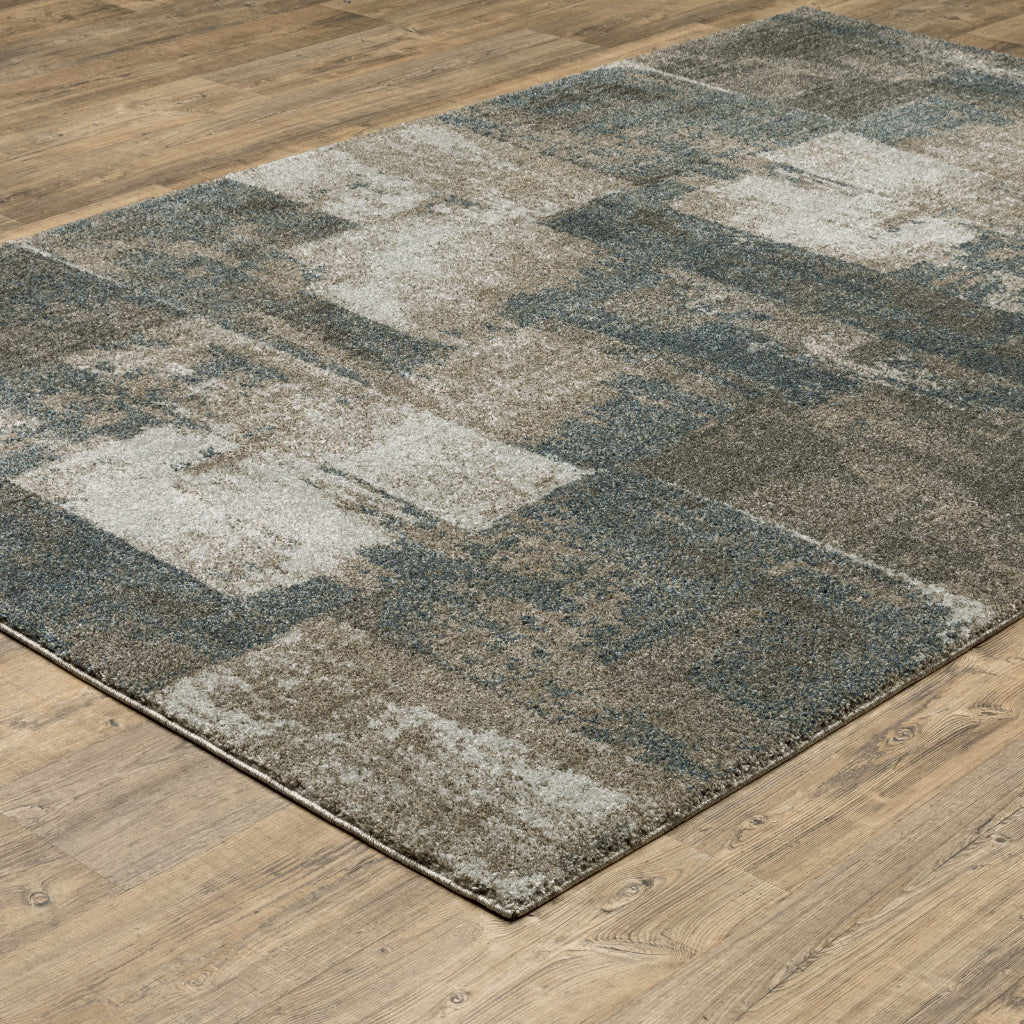 Oriental Weavers Alton 532B9 Multicolor Rectangle Indoor Area Rug - Elegant Contemporary Rug with Distressed Abstract Design-