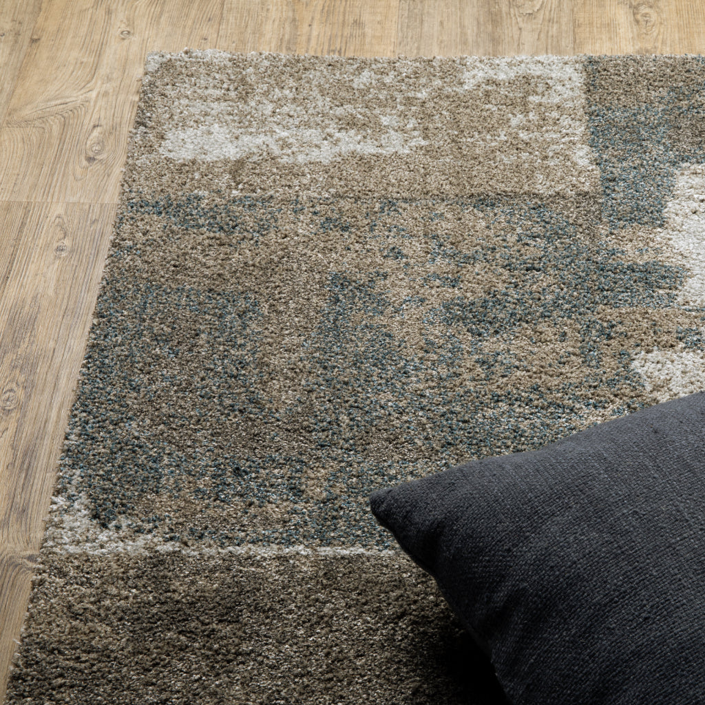 Oriental Weavers Alton 532B9 Multicolor Rectangle Indoor Area Rug - Elegant Contemporary Rug with Distressed Abstract Design-