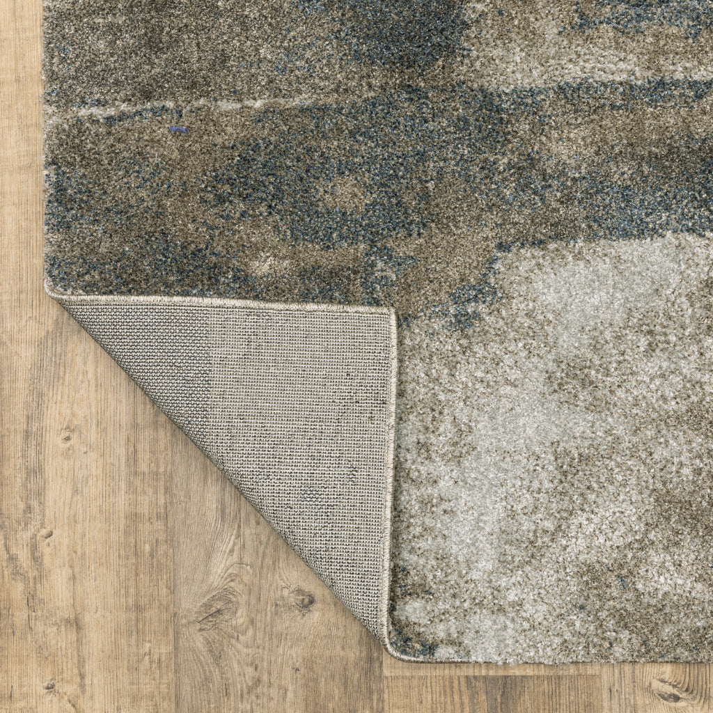 Oriental Weavers Alton 532B9 Multicolor Rectangle Indoor Area Rug - Elegant Contemporary Rug with Distressed Abstract Design-