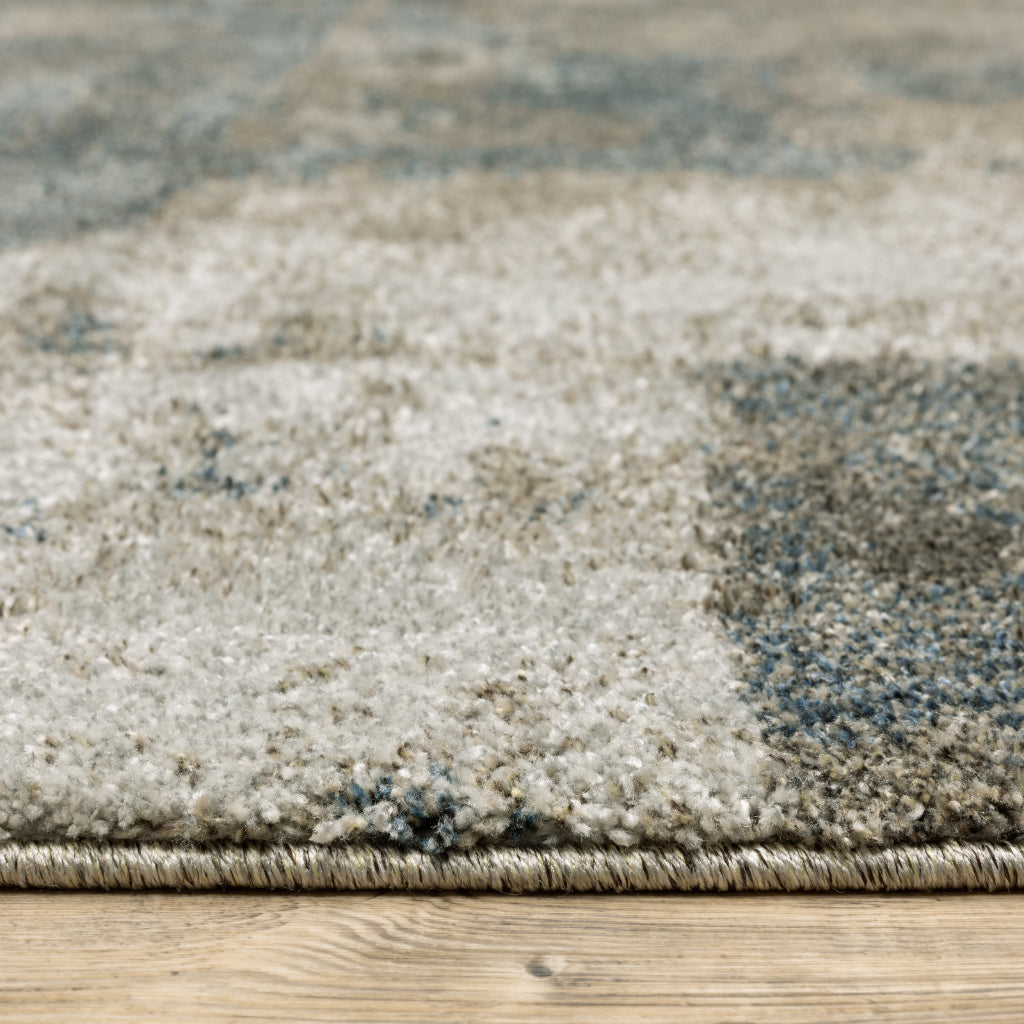 Oriental Weavers Alton 532B9 Multicolor Rectangle Indoor Area Rug - Elegant Contemporary Rug with Distressed Abstract Design-