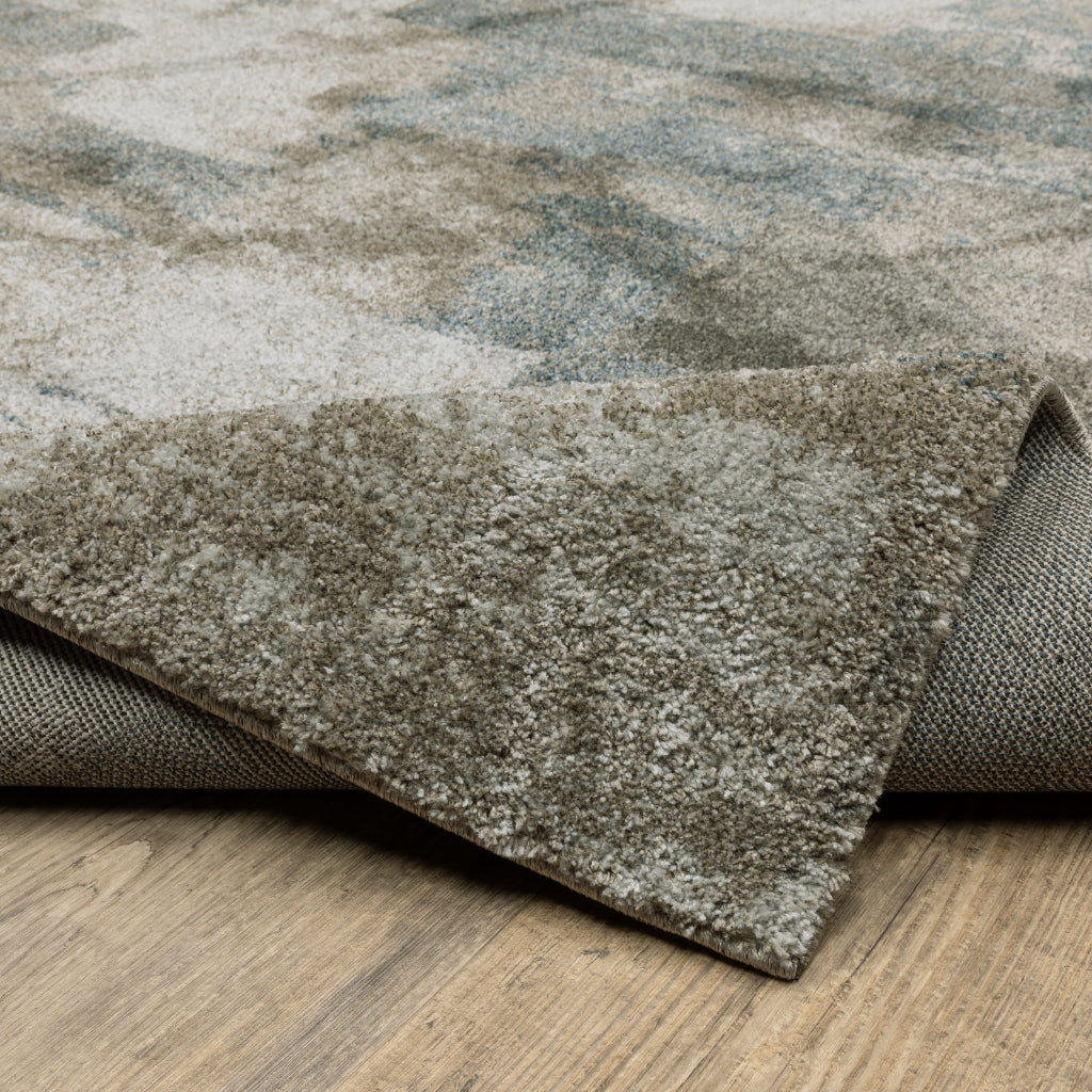 Oriental Weavers Alton 532B9 Multicolor Rectangle Indoor Area Rug - Elegant Contemporary Rug with Distressed Abstract Design-