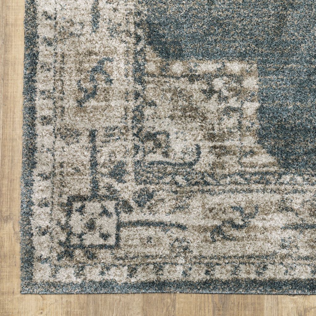 Oriental Weavers Alton 5501B Multicolor Rectangle Indoor Area Rug - Traditional Vintage Rug with Medallion Design-