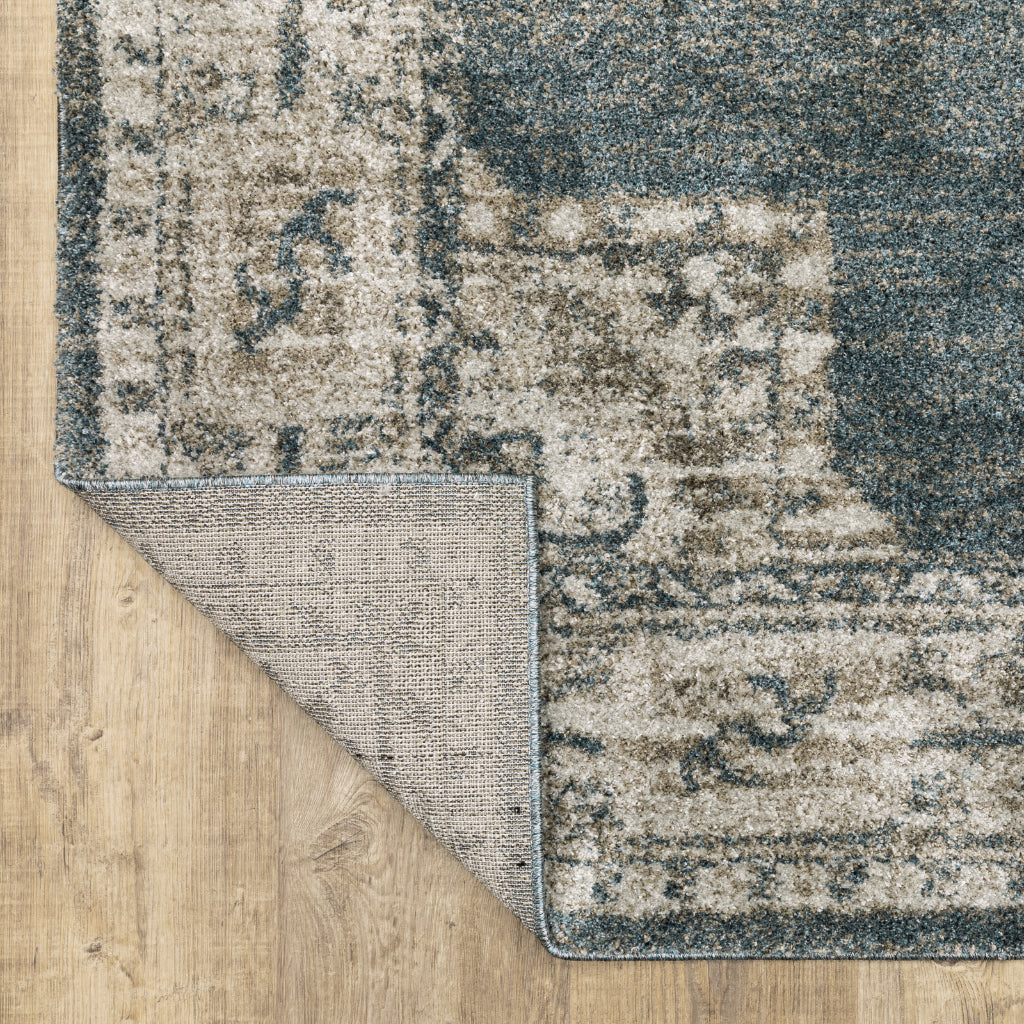 Oriental Weavers Alton 5501B Multicolor Rectangle Indoor Area Rug - Traditional Vintage Rug with Medallion Design-