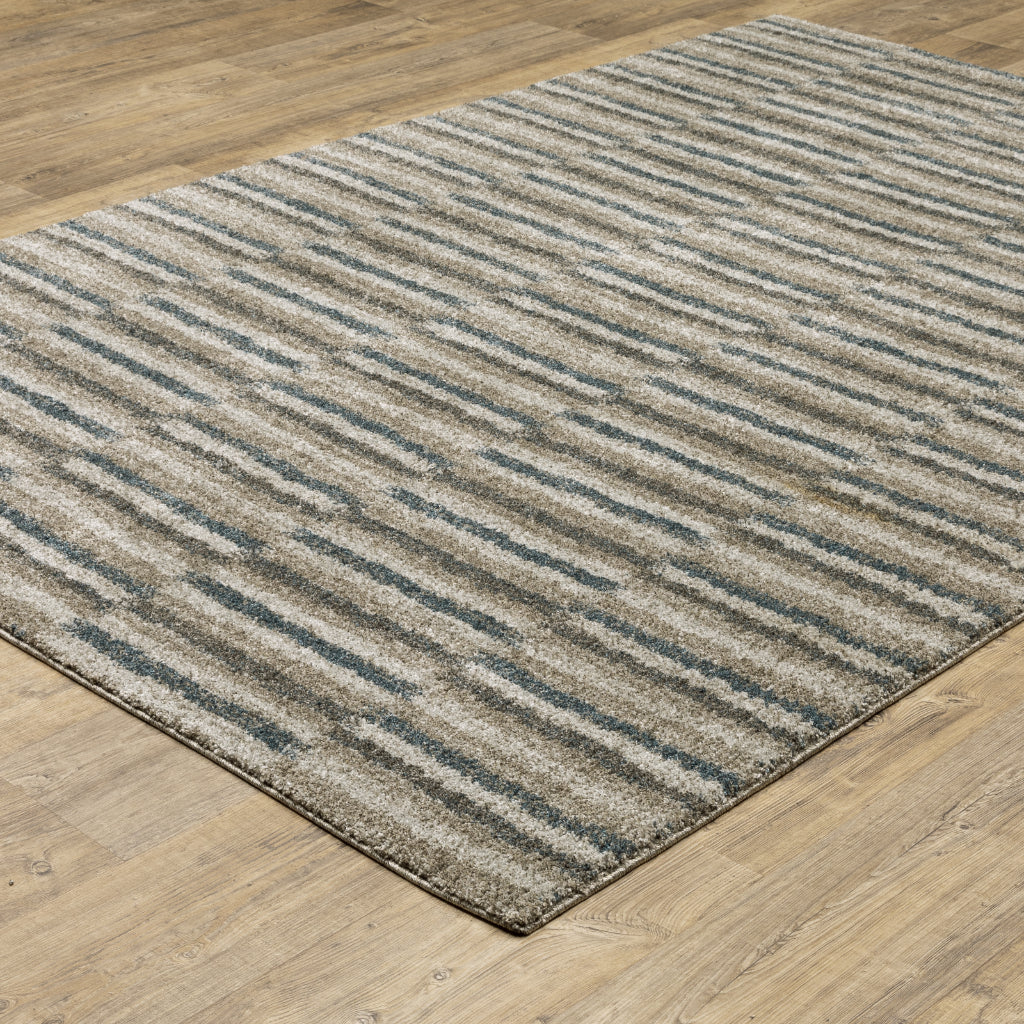 Oriental Weavers Alton 5502D Multicolor Rectangle Indoor Area Rug - Elegant Contemporary Rug with Stripe Design-