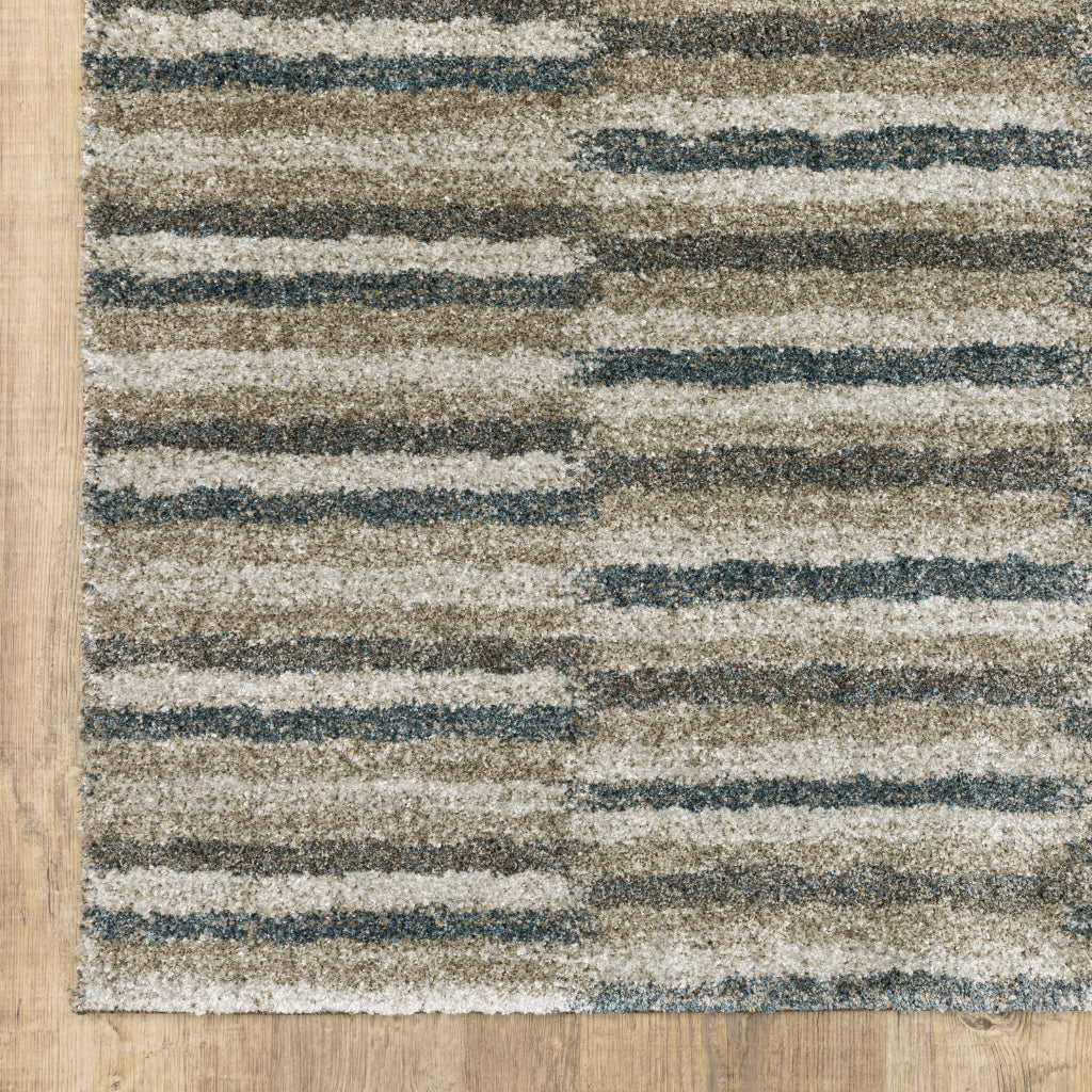Oriental Weavers Alton 5502D Multicolor Rectangle Indoor Area Rug - Elegant Contemporary Rug with Stripe Design-