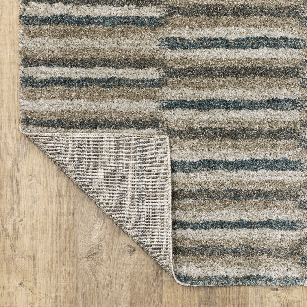 Oriental Weavers Alton 5502D Multicolor Rectangle Indoor Area Rug - Elegant Contemporary Rug with Stripe Design-