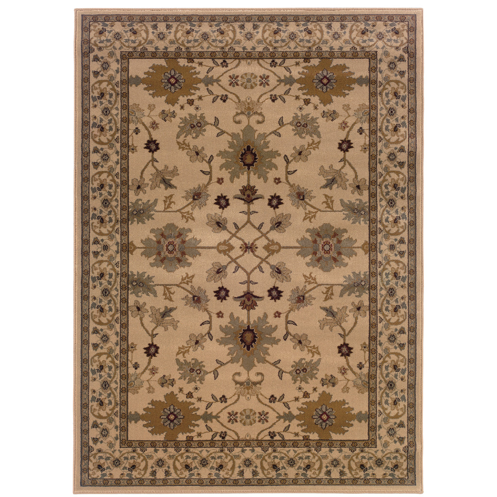 Oriental Weavers Amelia 568J6 Multicolor Rectangle Indoor Area Rug - Stain Resistant Machine Made Oriental Rug-