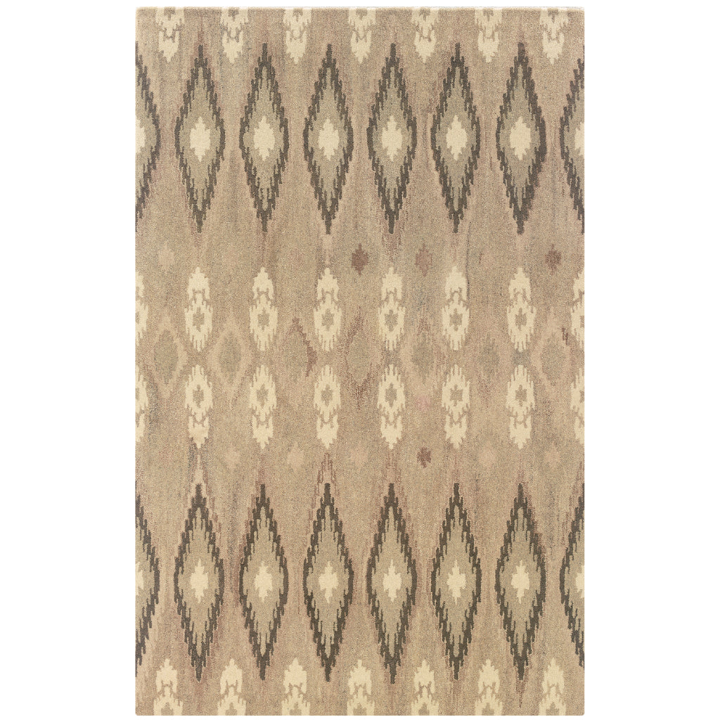 Oriental Weavers Anastasia 68001 Multicolor Rectangle Indoor Area Rug - Hand Tufted Bohemian Rug Made of 100% Wool with Abstract Design-