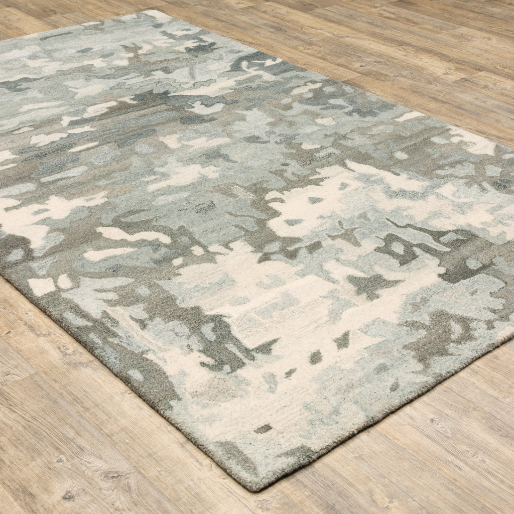 Oriental Weavers Anastasia 68006 Multicolor Rectangle Indoor Area Rug - Hand Tufted Contemporary Rug Made of 100% Wool with Abstract Design-