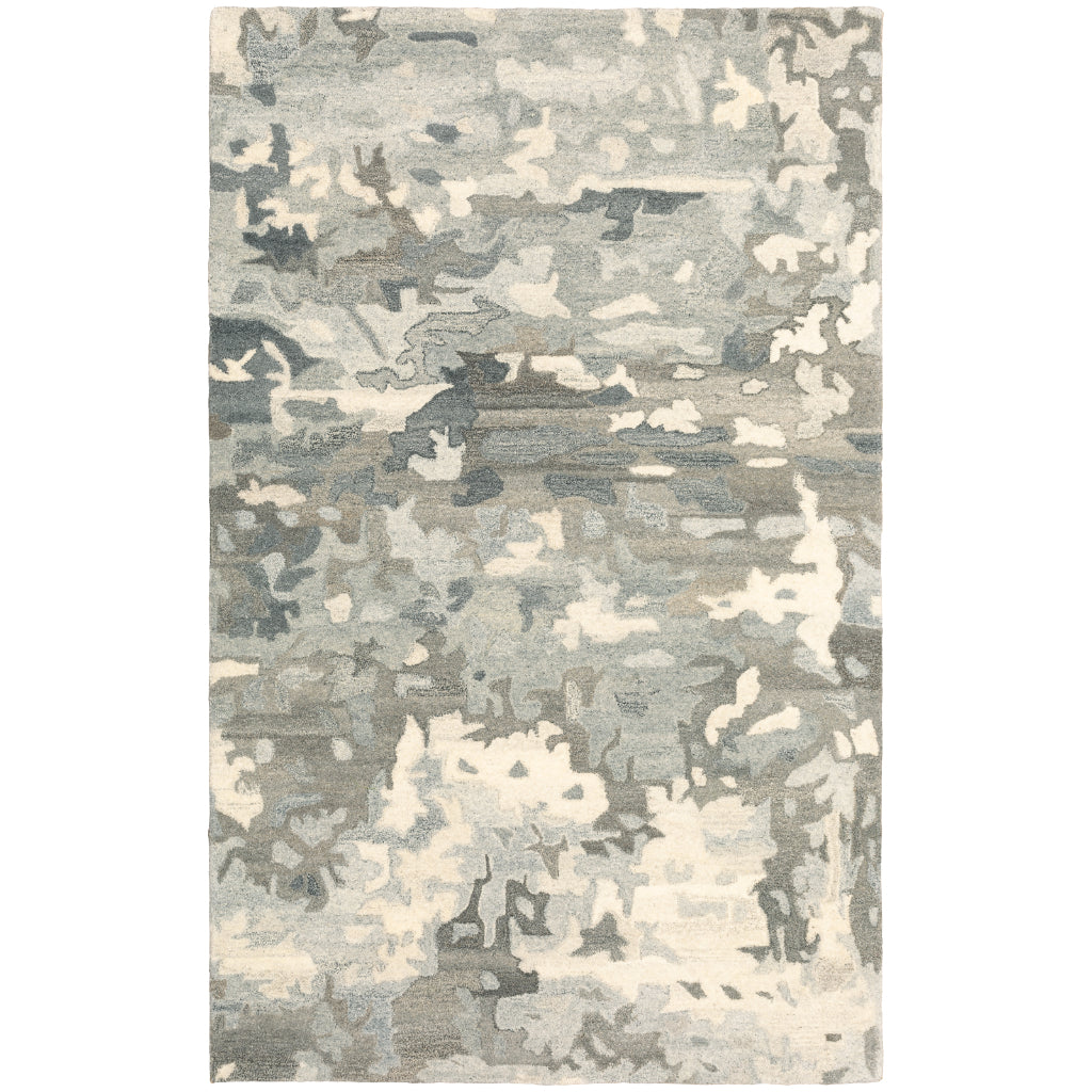 Oriental Weavers Anastasia 68006 Multicolor Rectangle Indoor Area Rug - Hand Tufted Contemporary Rug Made of 100% Wool with Abstract Design-