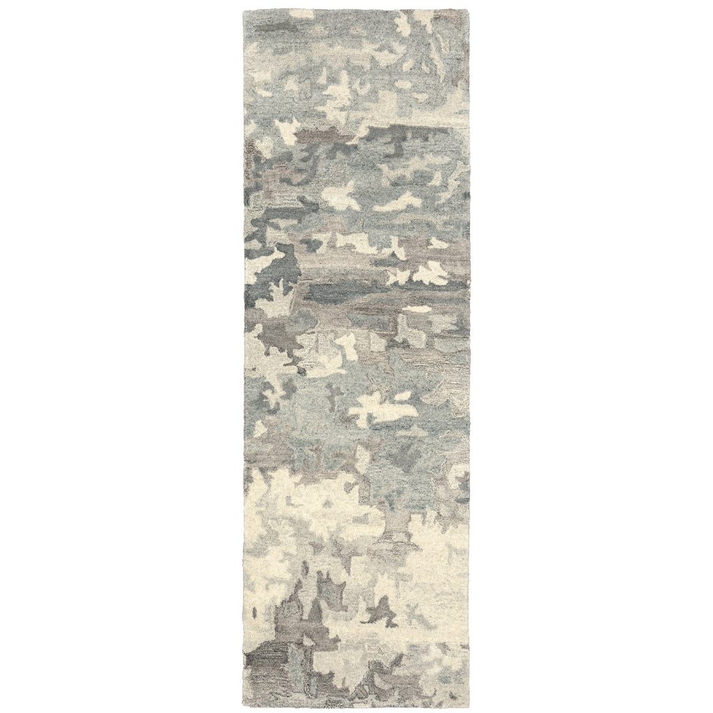 Oriental Weavers Anastasia 68006 Multicolor Rectangle Indoor Runner - Hand Tufted Contemporary Rug Made of 100% Wool with Abstract Design-
