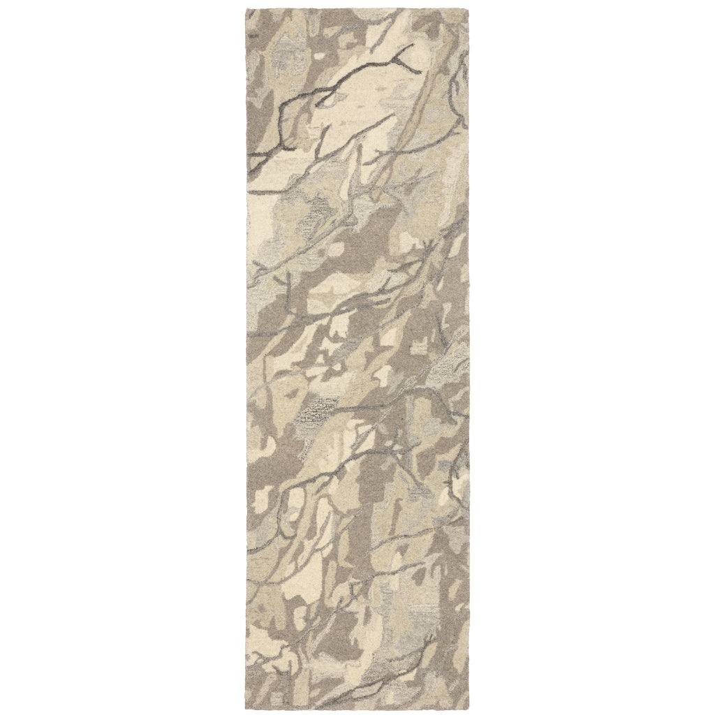 Oriental Weavers Anastasia 68008 Multicolor Rectangle Indoor Runner - Hand Tufted Contemporary Rug Made of 100% Wool with Abstract Design-