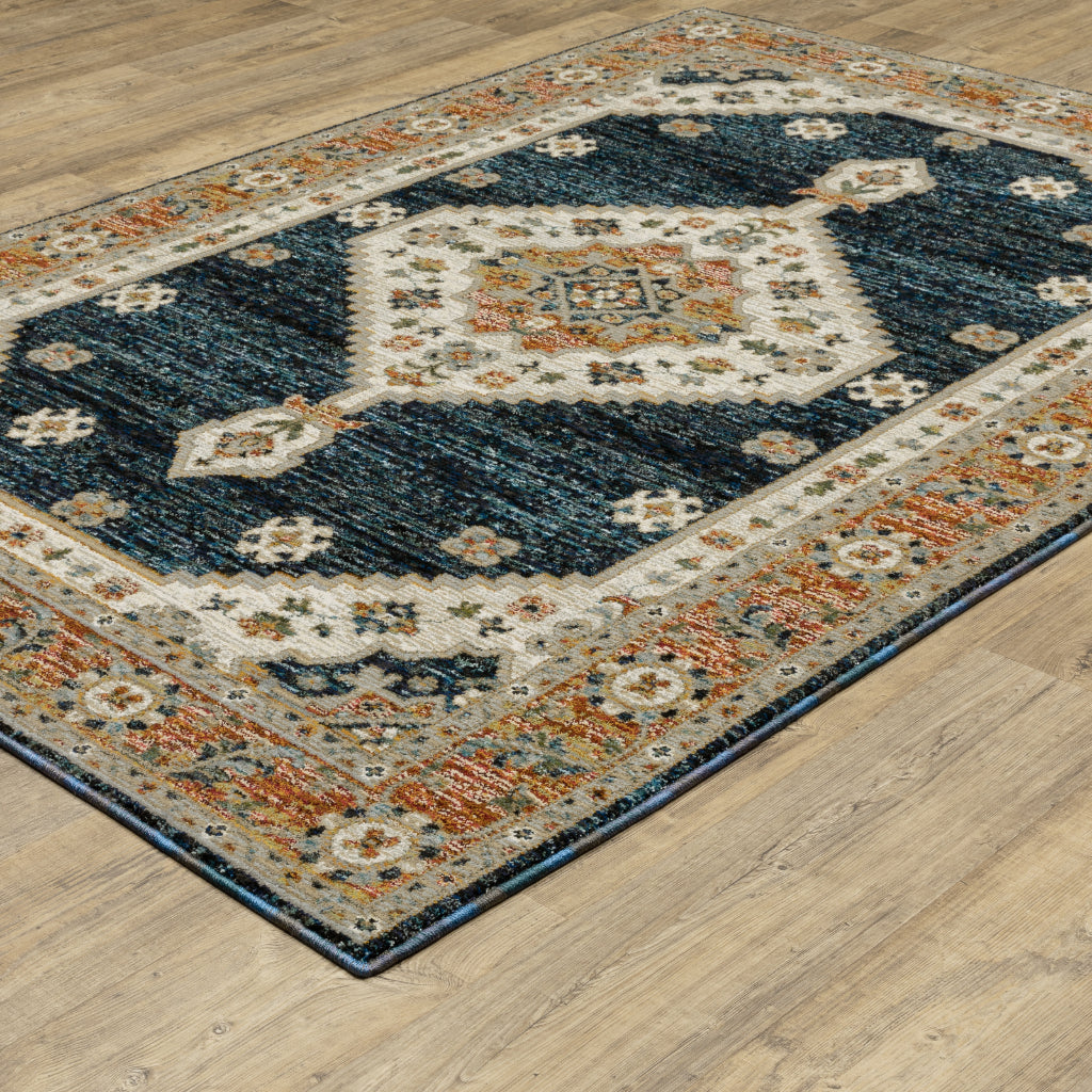 Oriental Weavers Andorra 2281E Multicolor Rectangle Area Rug – Elegant Machine Woven Stain-Resistant Indoor Rug-