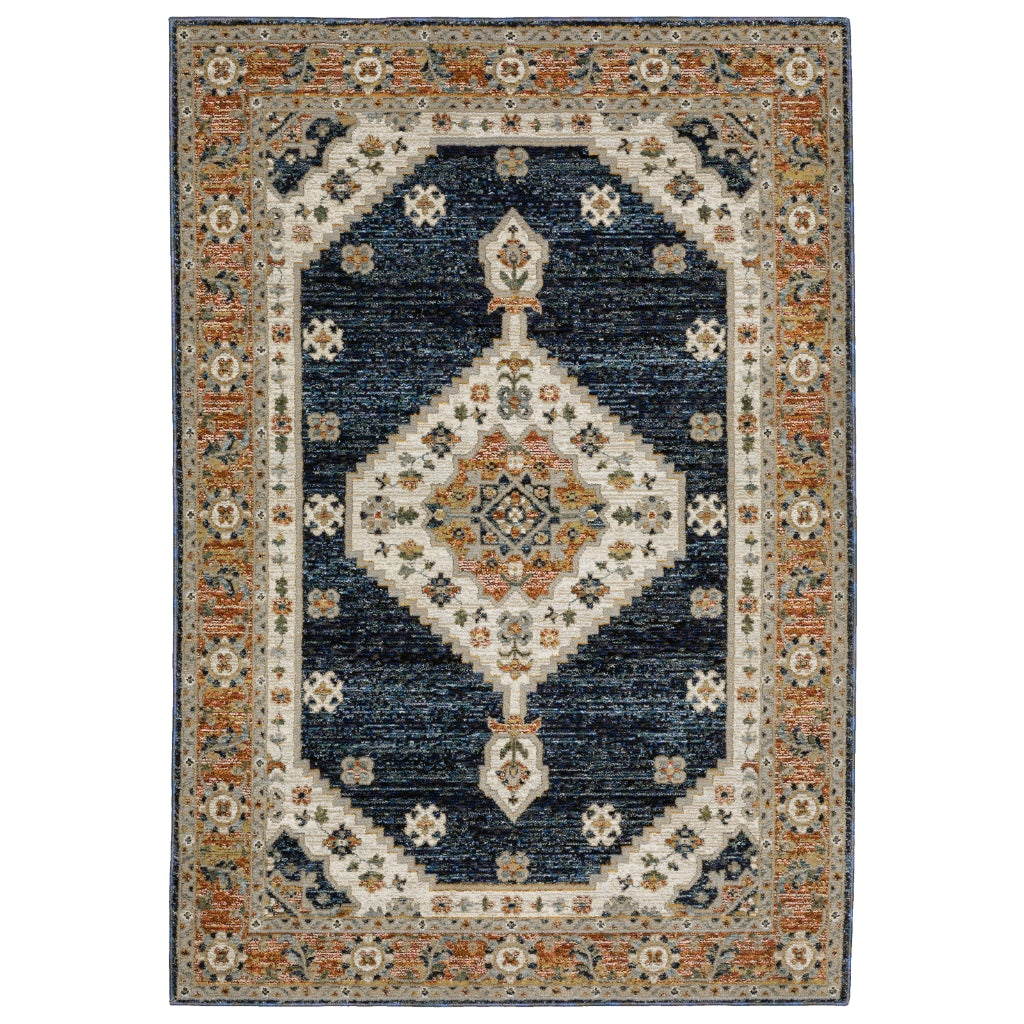 Oriental Weavers Andorra 2281E Multicolor Rectangle Area Rug – Elegant Machine Woven Stain-Resistant Indoor Rug-