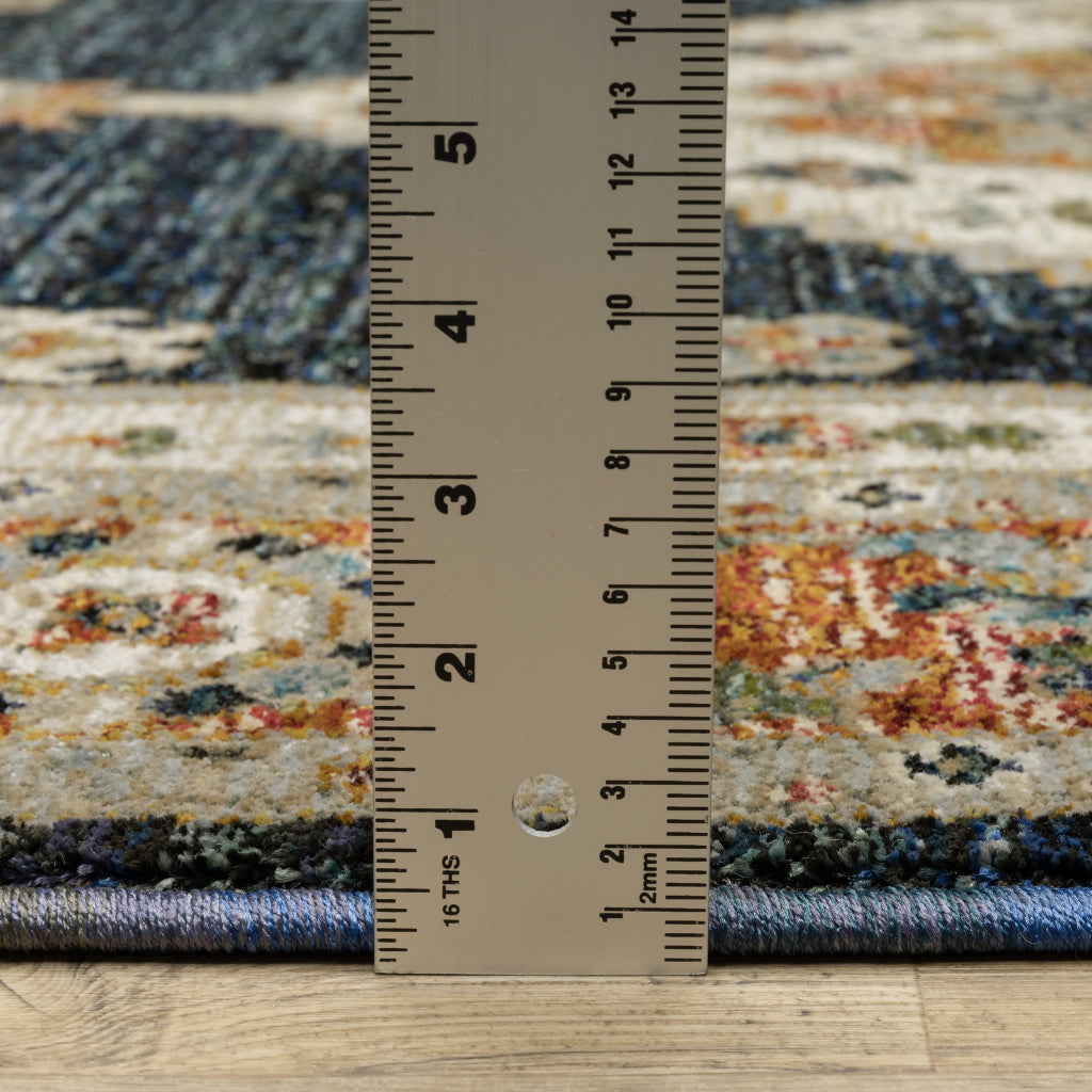 Oriental Weavers Andorra 2281E Multicolor Rectangle Area Rug – Elegant Machine Woven Stain-Resistant Indoor Rug-