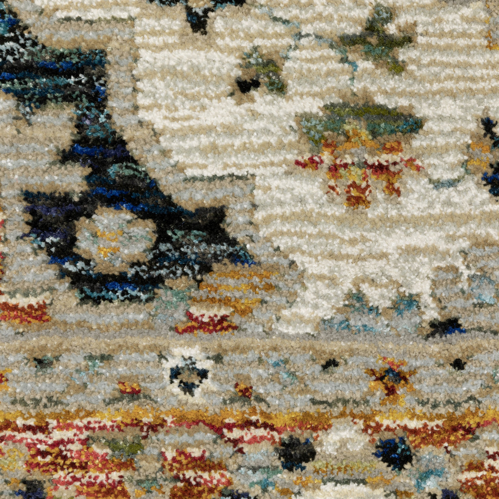 Oriental Weavers Andorra 2281E Multicolor Rectangle Area Rug – Elegant Machine Woven Stain-Resistant Indoor Rug-