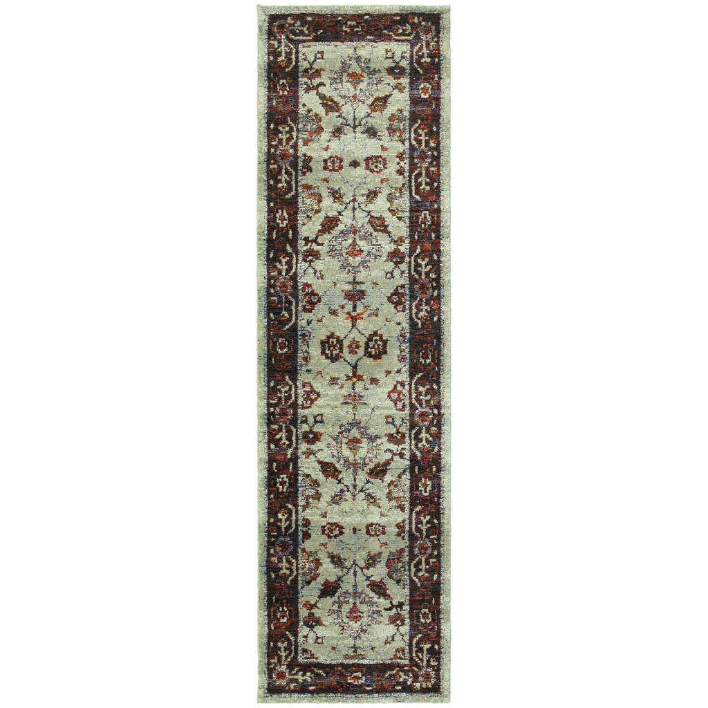 Oriental Weavers Andorra 6842D Multicolor Rectangle Indoor Runner - Durable & Stain Resistant Rug with Oriental Design-