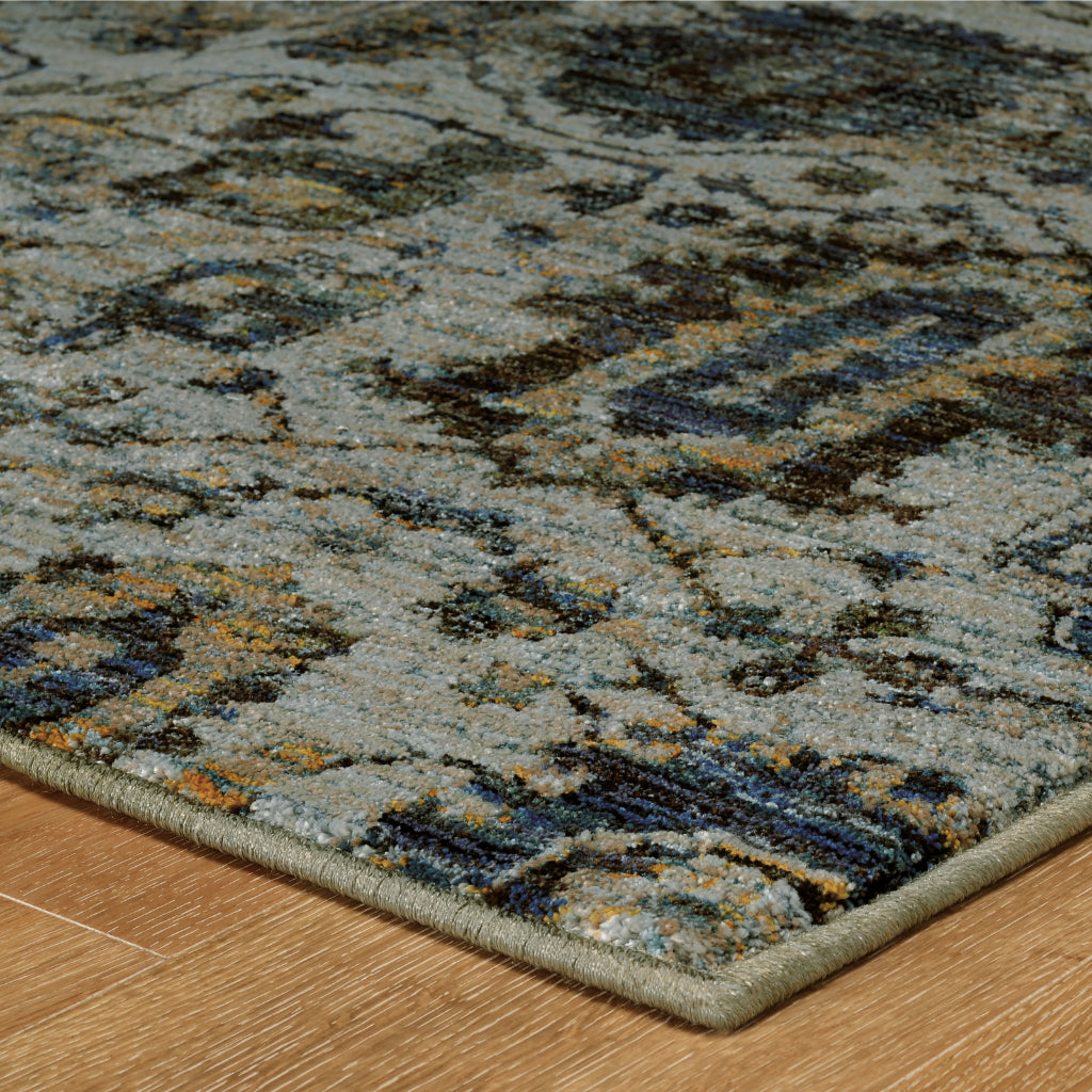 Oriental Weavers Andorra 7120A Multicolor Rectangle Indoor Area Rug - Durable & Stain Resistant Rug with Oriental Design-