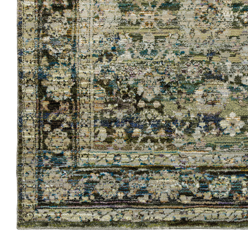 Oriental Weavers Andorra 7125C Multicolor Rectangle Indoor Area Rug - Durable & Stain Resistant Rug with Distressed Oriental Design-