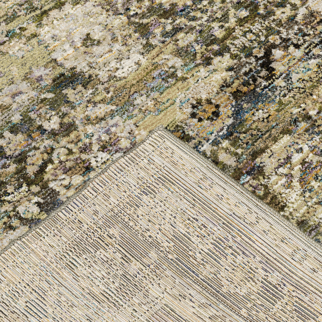 Oriental Weavers Andorra 7125C Multicolor Rectangle Indoor Area Rug - Durable & Stain Resistant Rug with Distressed Oriental Design-