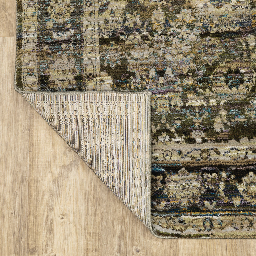 Oriental Weavers Andorra 7125C Multicolor Rectangle Indoor Runner - Durable & Stain Resistant Rug with Distressed Oriental Design-