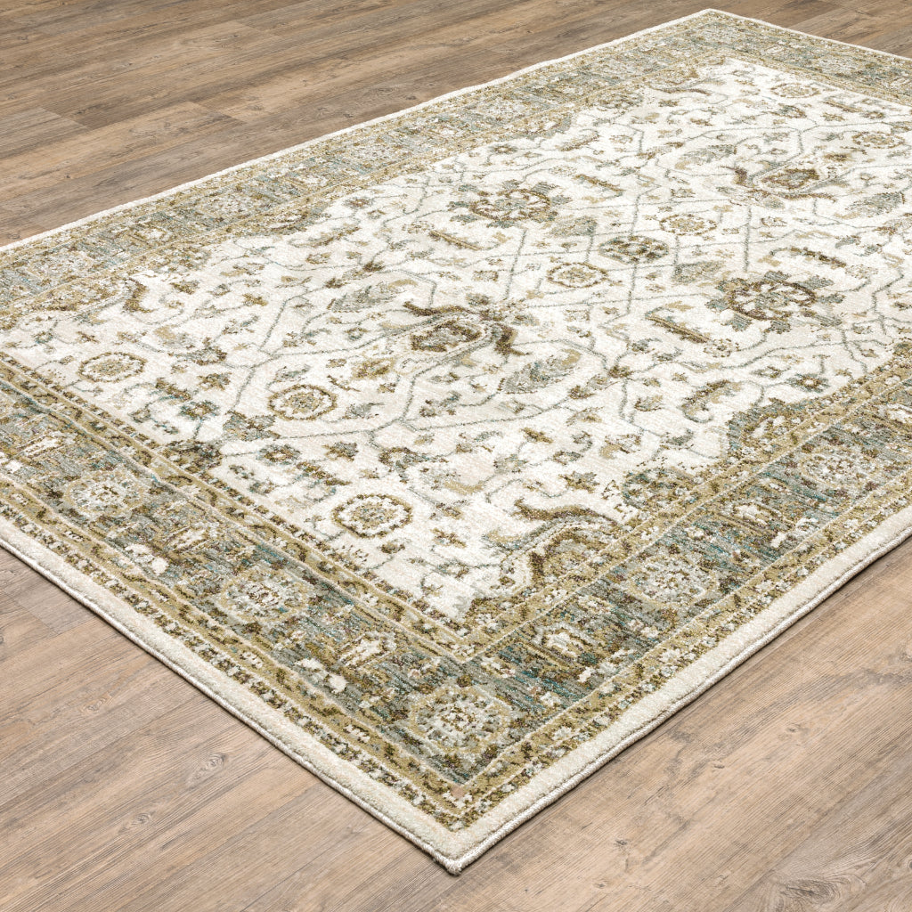 Oriental Weavers Andorra 9537P Multicolor Rectangle Indoor Area Rug - Durable & Stain Resistant Rug with Floral Design-