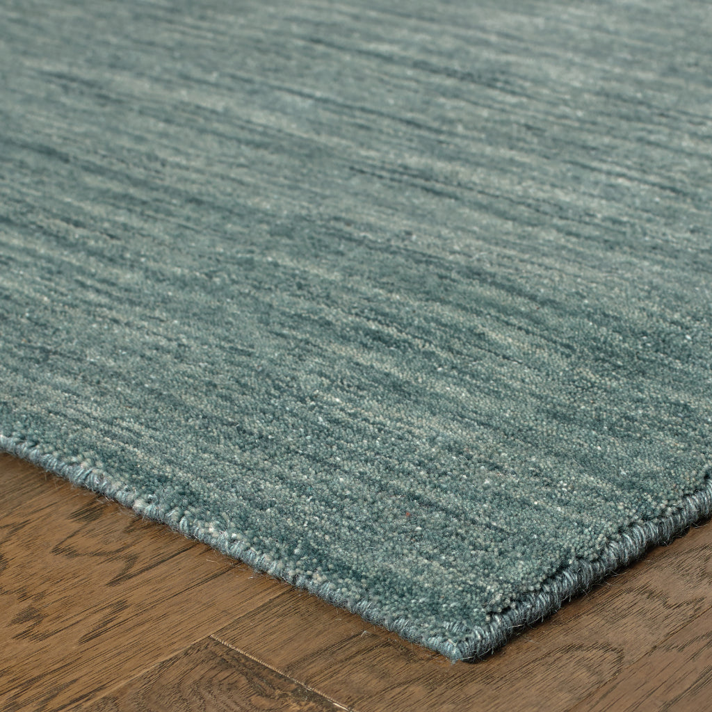 Oriental Weavers Aniston 27101 Blue Rectangle Indoor Runner - Luxurious Hand Tufted Rug Made of 100% Wool-
