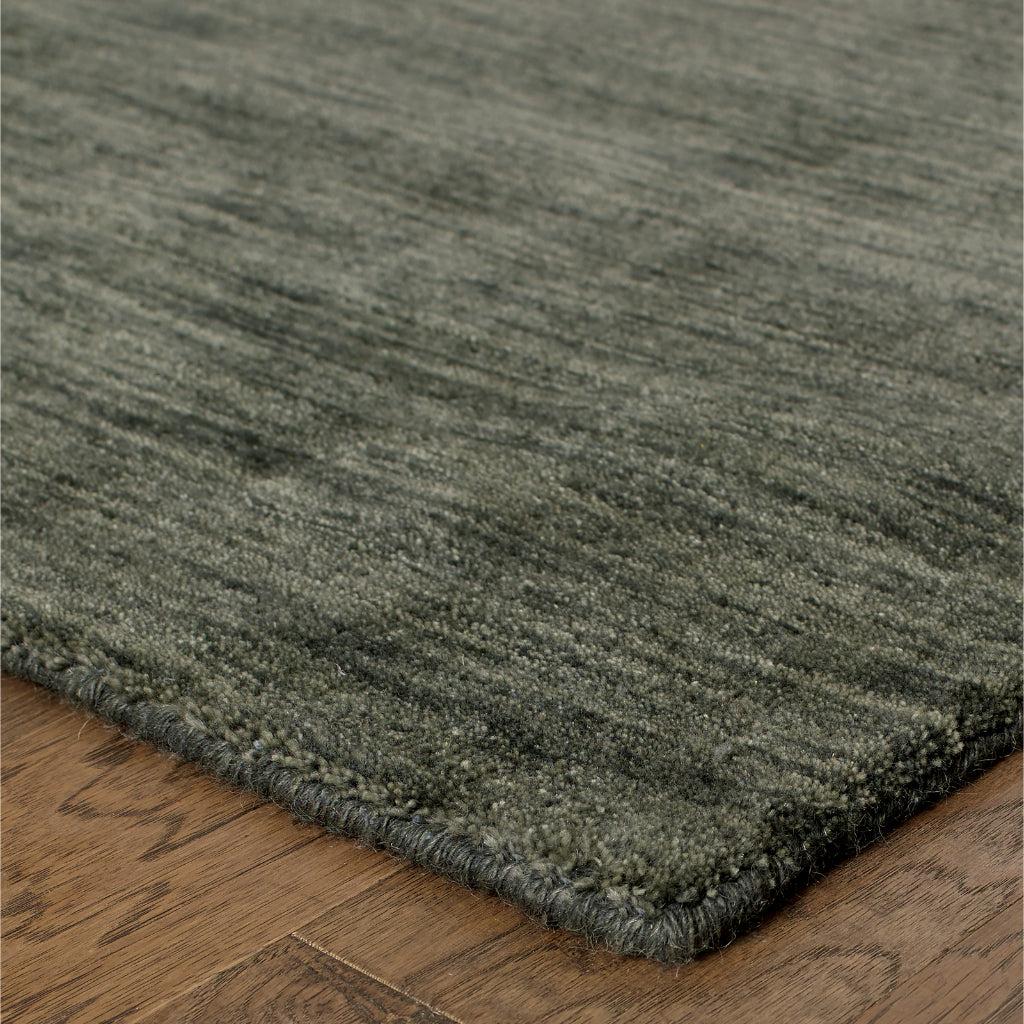 Oriental Weavers Aniston 27102 Charcoal Rectangle Indoor Area Rug - Luxurious Hand Tufted Rug Made of 100% Wool-