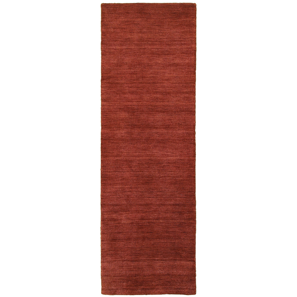 Oriental Weavers Aniston 27103 Red Rectangle Indoor Runner - Luxurious Hand Tufted Rug Made of 100% Wool-