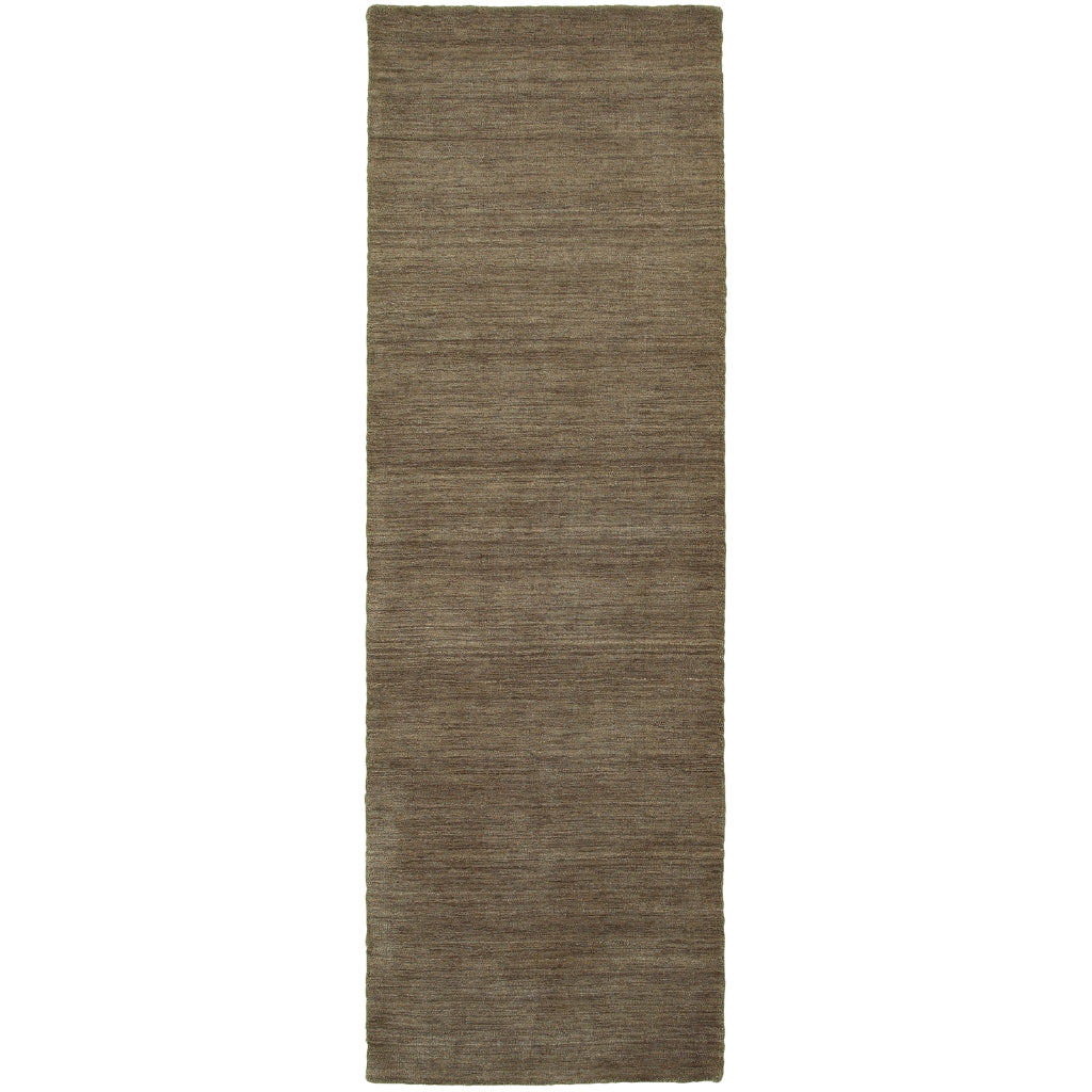 Oriental Weavers Aniston 27105 Green Rectangle Indoor Runner - Luxurious Hand Tufted Rug Made of 100% Wool-