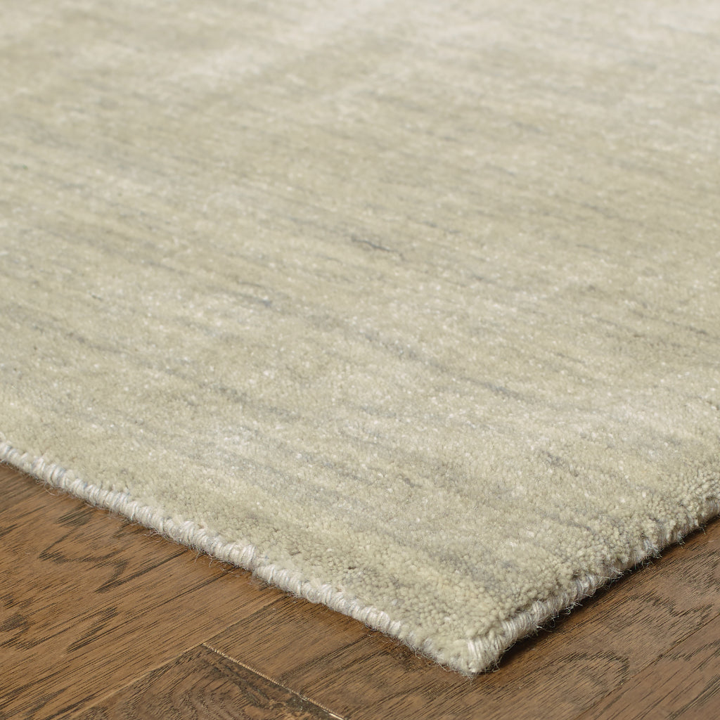 Oriental Weavers Aniston 27107 Beige Rectangle Indoor Area Rug - Luxurious Hand Tufted Rug Made of 100% Wool-