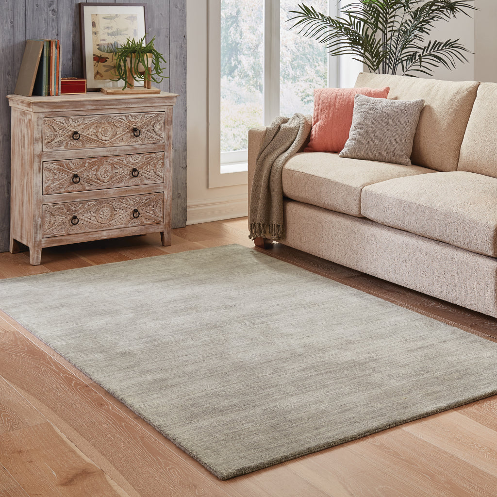Oriental Weavers Aniston 27108 Gray Rectangle Indoor Area Rug - Luxurious Hand Tufted Rug Made of 100% Wool-